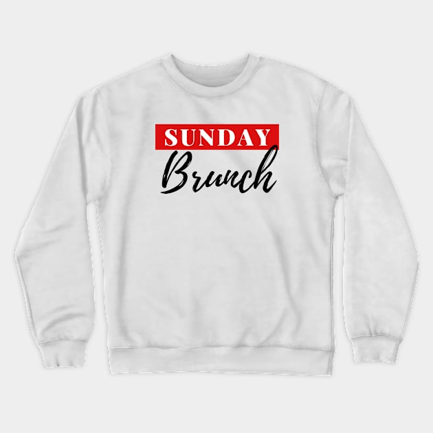 Sunday Brunch Crewneck Sweatshirt by 29 hour design